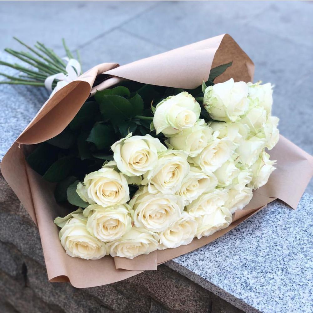 Букет Белые розы Анастасия в Андреевское