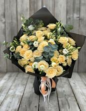 Букет цветов из:  Розы и Лизиантусы #REPLACE_PRED# Андреевское