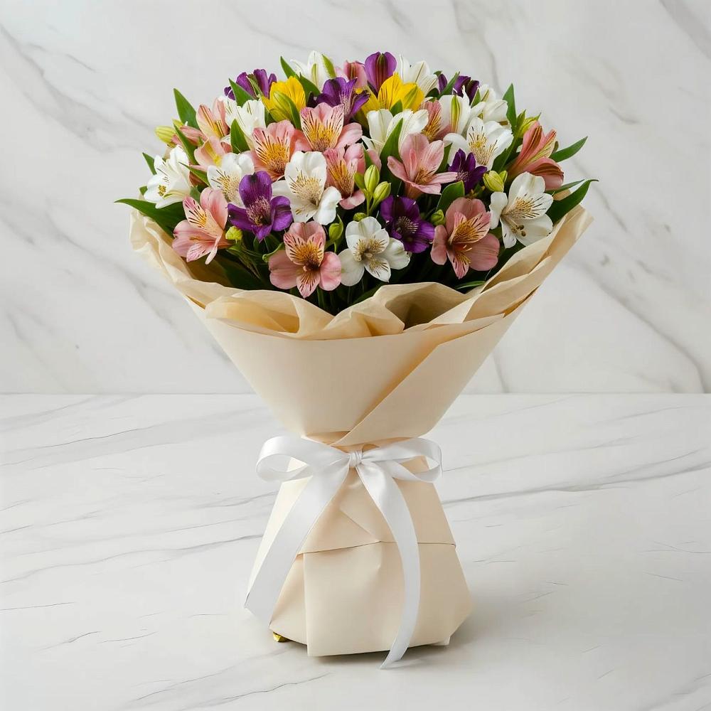 Букет цветов из: Альстромерии в Андреевское