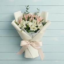 Букет цветов из:  Альстромерии в Андреевское