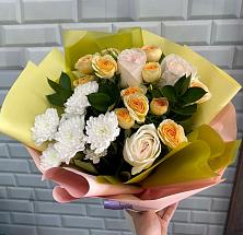 Букет цветов из:  Розы и Хризантемы #REPLACE_PRED# Андреевское