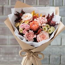 Букет цветов из:  Гвоздики, Хризантемы и Розы #REPLACE_PRED# Андреевское