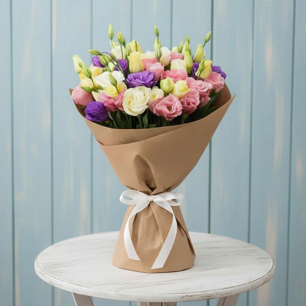 Букет цветов из: Лизиантусы в Андреевское