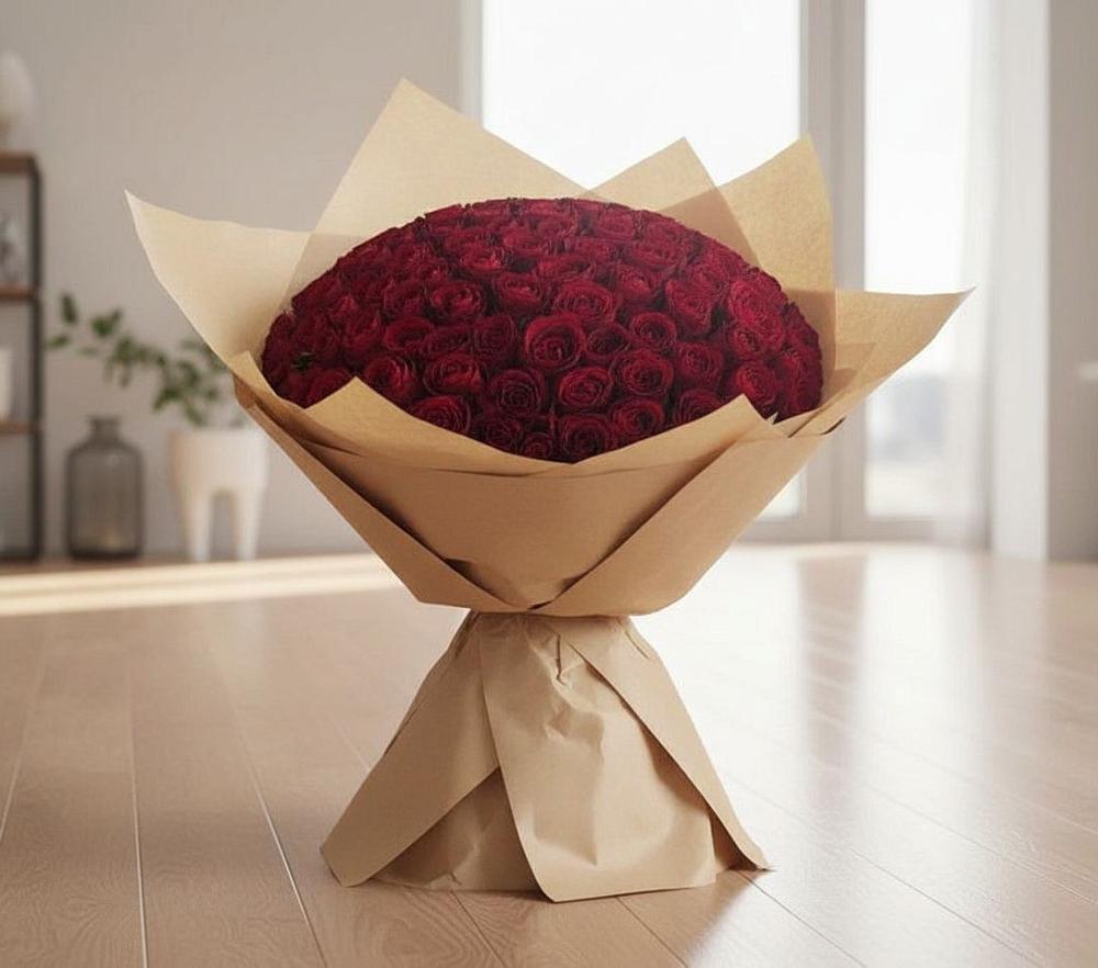 Букет 101 Красная роза в Андреевское