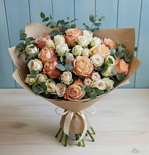 Букет цветов из:  Альстромерии и Розы в Андреевское