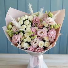 Букет цветов из:  Альстромерии и Розы в Андреевское