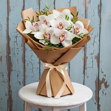 Букет цветов из:  Орхидеи и Розы #REPLACE_PRED# Андреевское