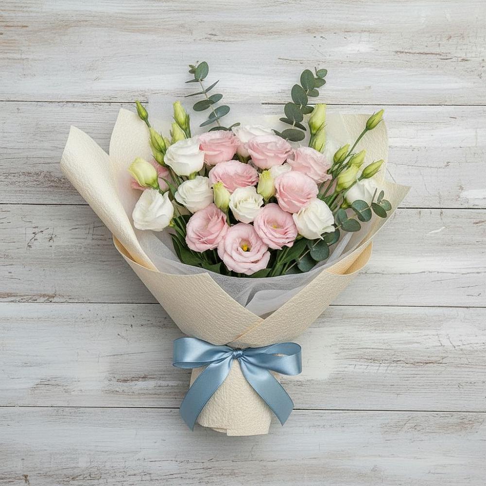 Букет цветов из: Лизиантусы в Андреевское